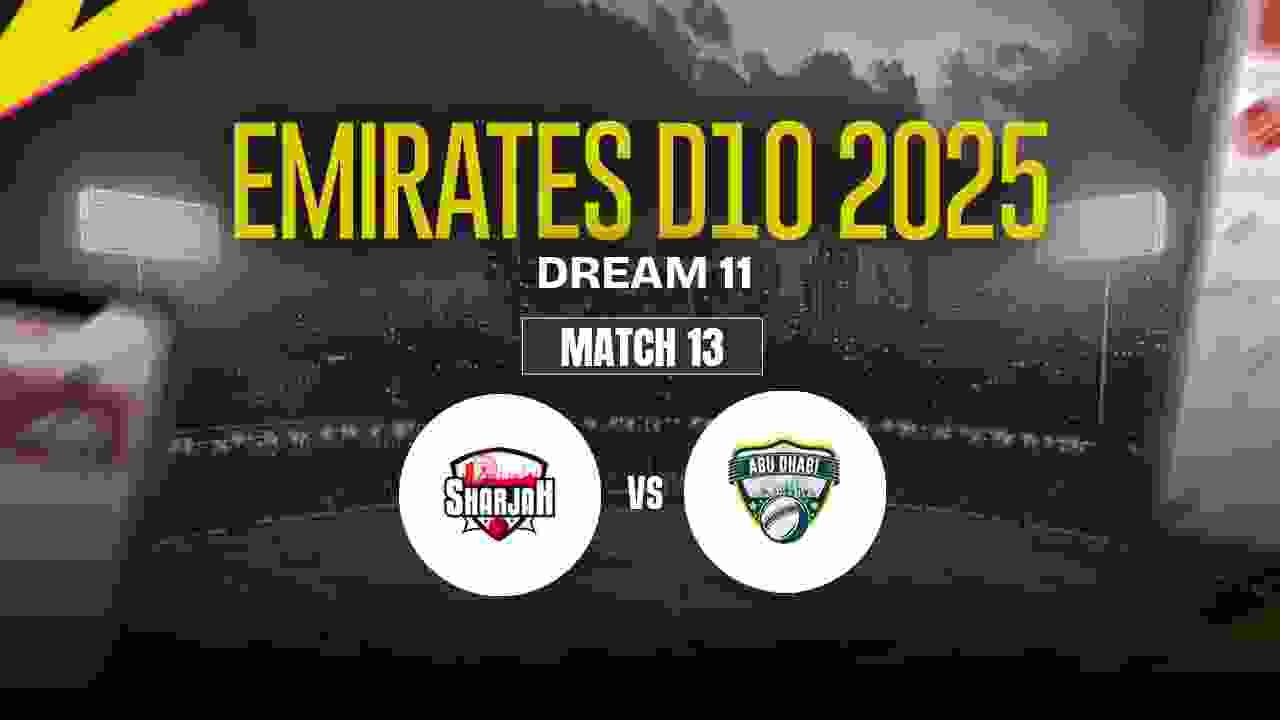 SHA vs ABD Dream11 Prediction, Sharjah vs Abu Dhabi