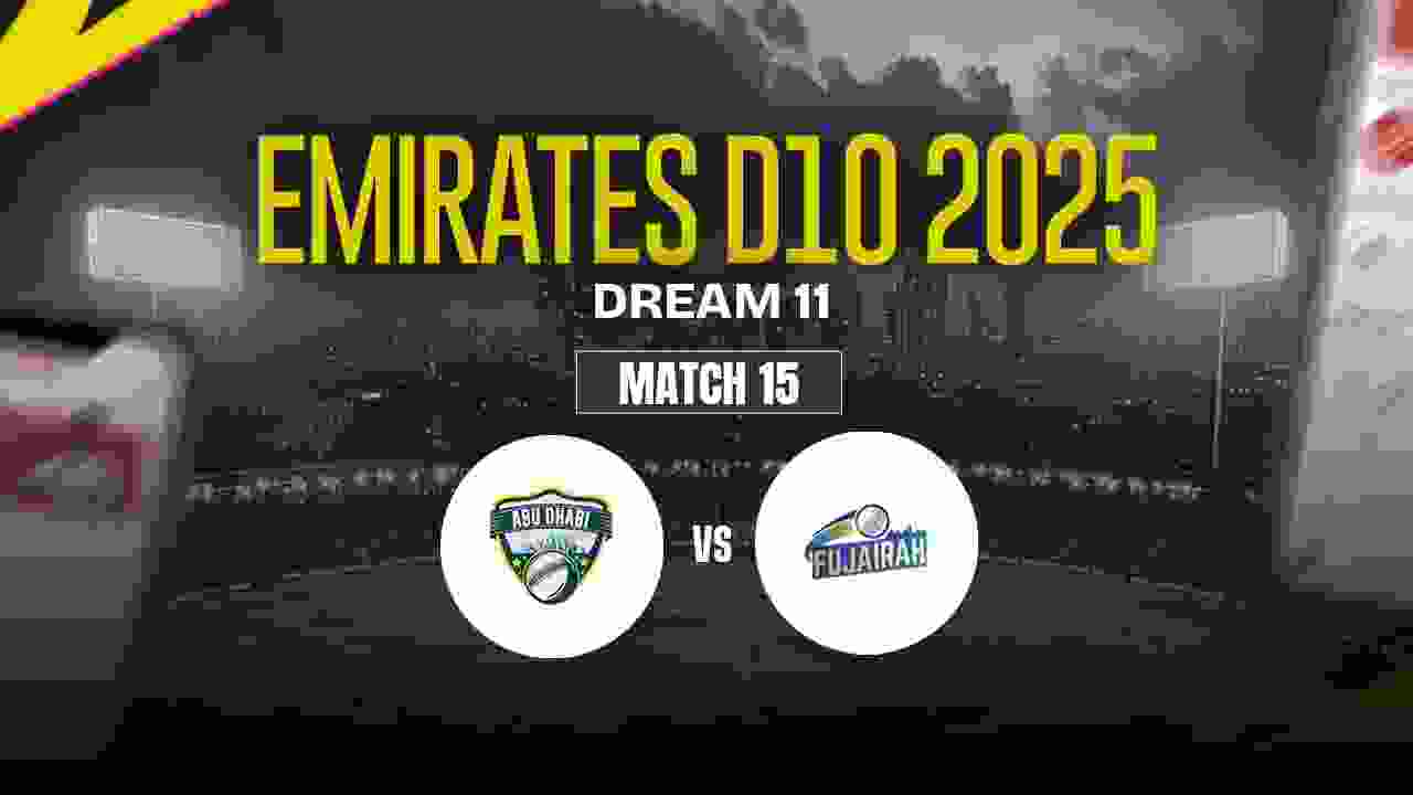 ABD vs FUJ Dream11 Prediction, Abu Dhabi vs Fujairah