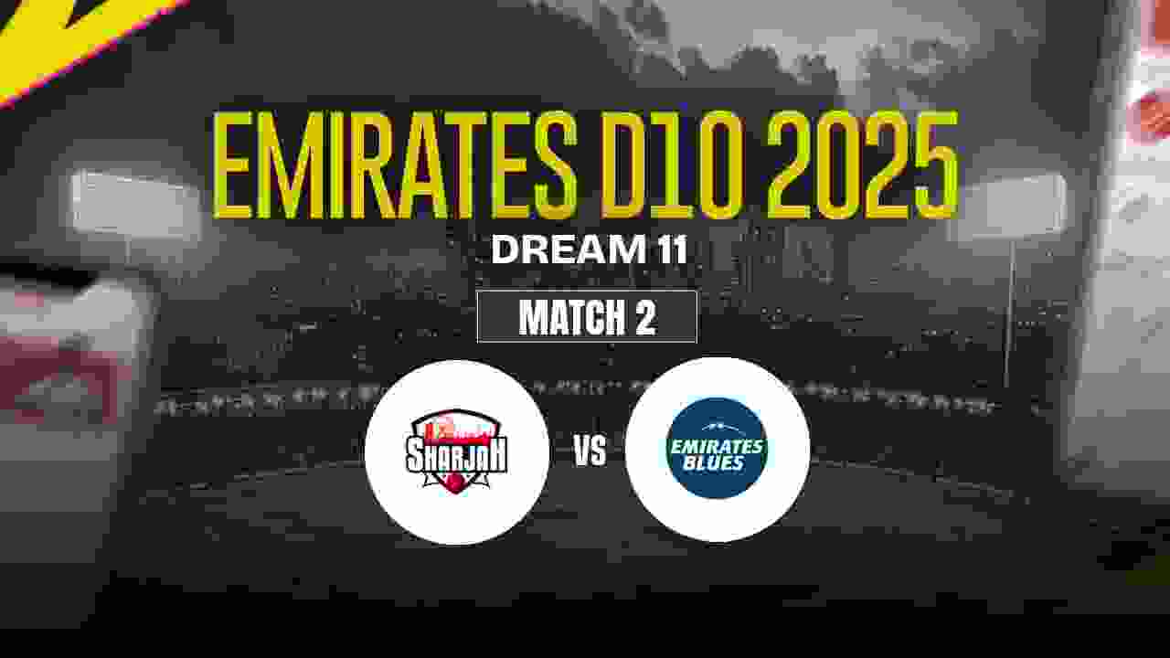 SHA vs EMB Dream11 Prediction, Sharjah vs Emirates Blues