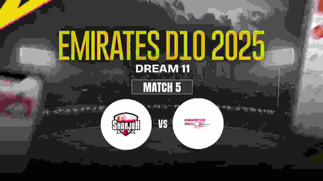 SHA vs EMR Dream11 Prediction, Sharjah vs Emirates Red