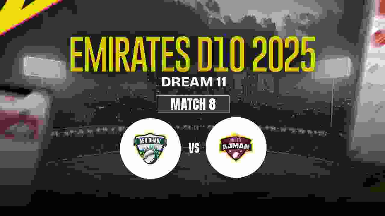 ABD vs AJM Dream11 Prediction, Abu Dhabi vs Ajman