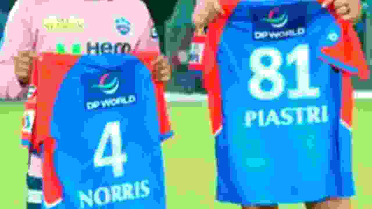 Delhi Capitals gift for McLaren F1 drivers.webp