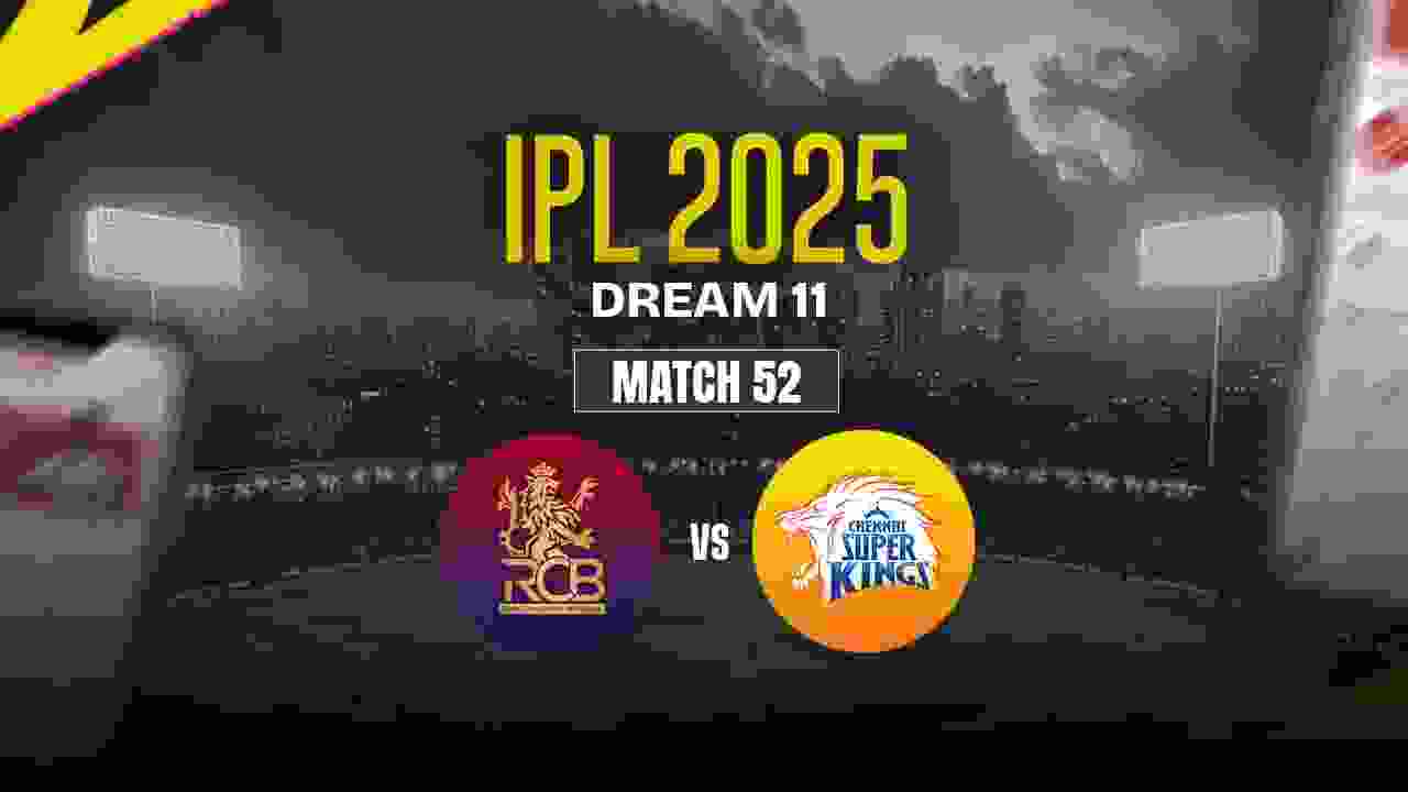 RCB vs CSK Dream11 Prediction, Royal Challengers Bengaluru vs Chennai Super Kings