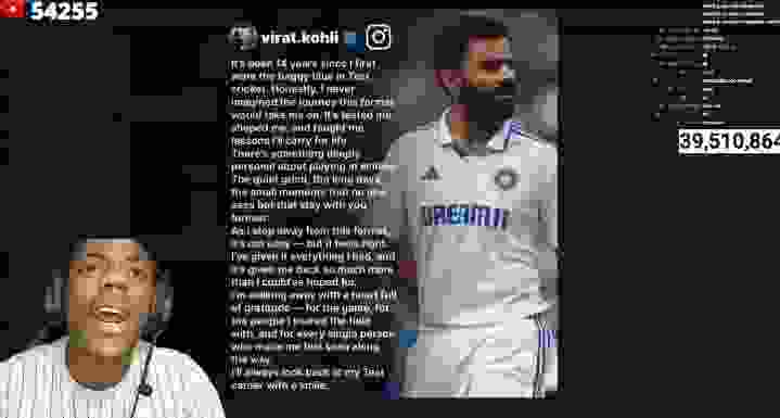 Speed Reaction on Virat Kohli retirement