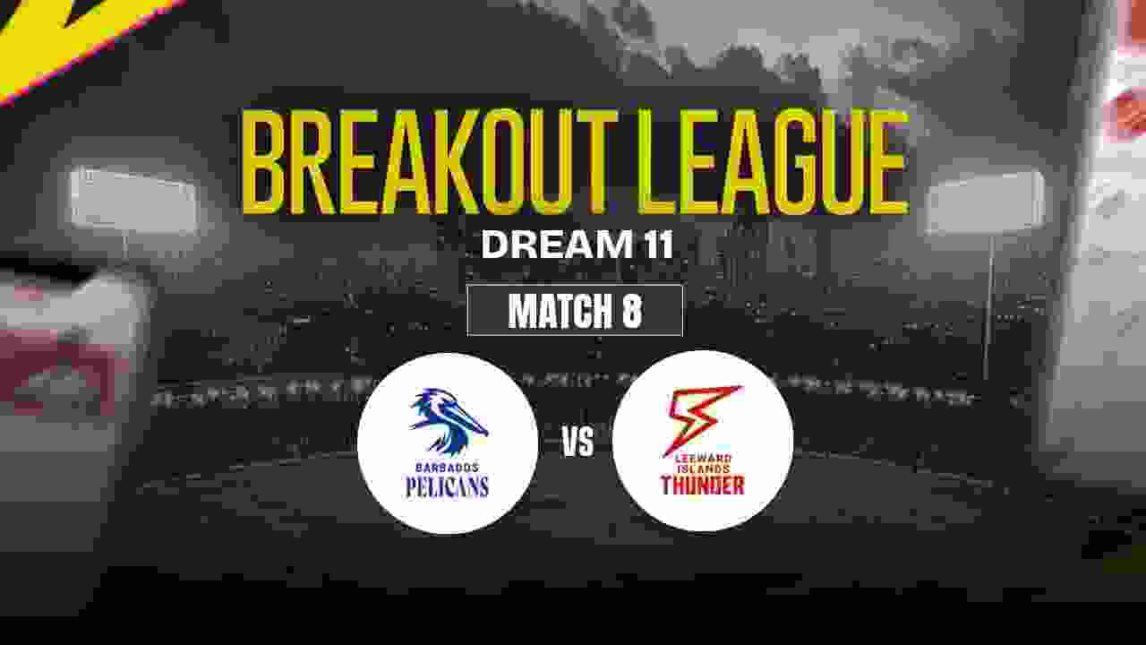 BBP vs LIT Dream11 Prediction, Barbados Pelicans vs Leeward Islands Thunder
