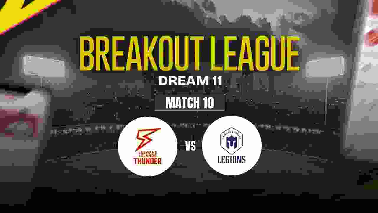 LIT vs TTL Dream11 Prediction, Leeward Islands Thunder vs Trinidad & Tobago Legions