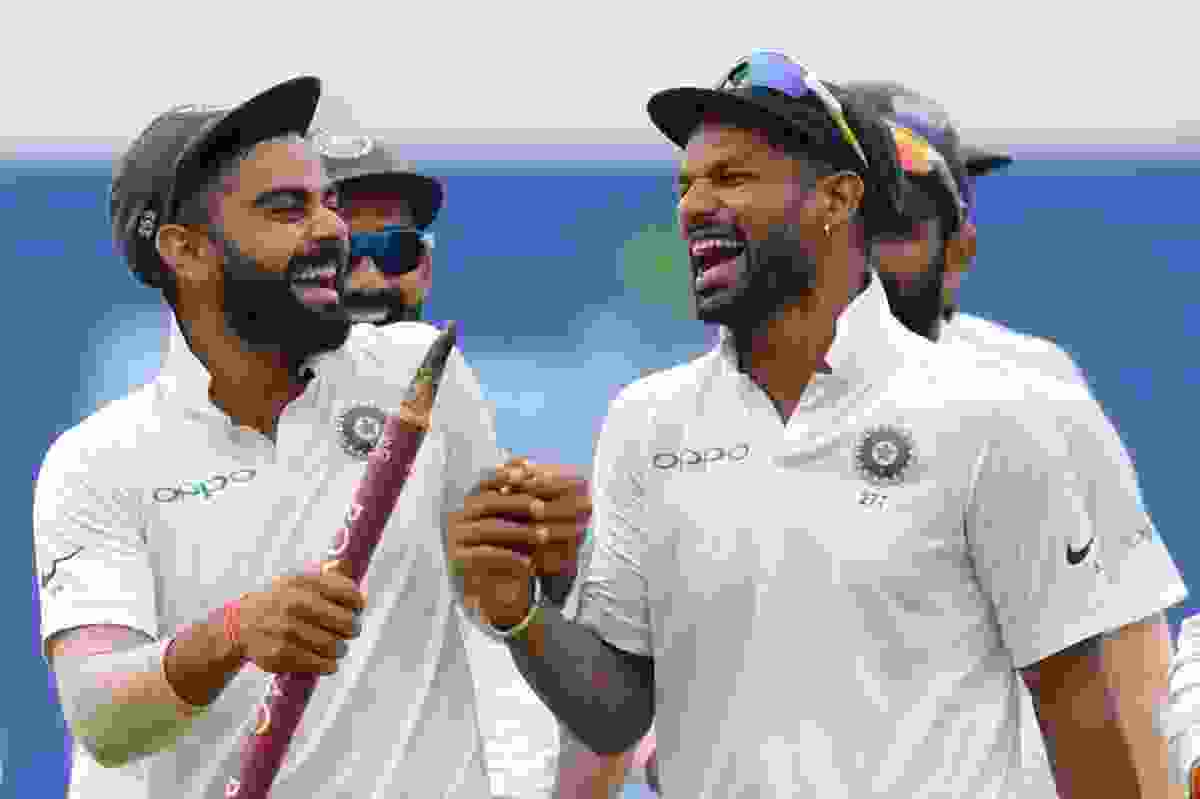 Shikhar Dhawan recalls fun dressing room moments