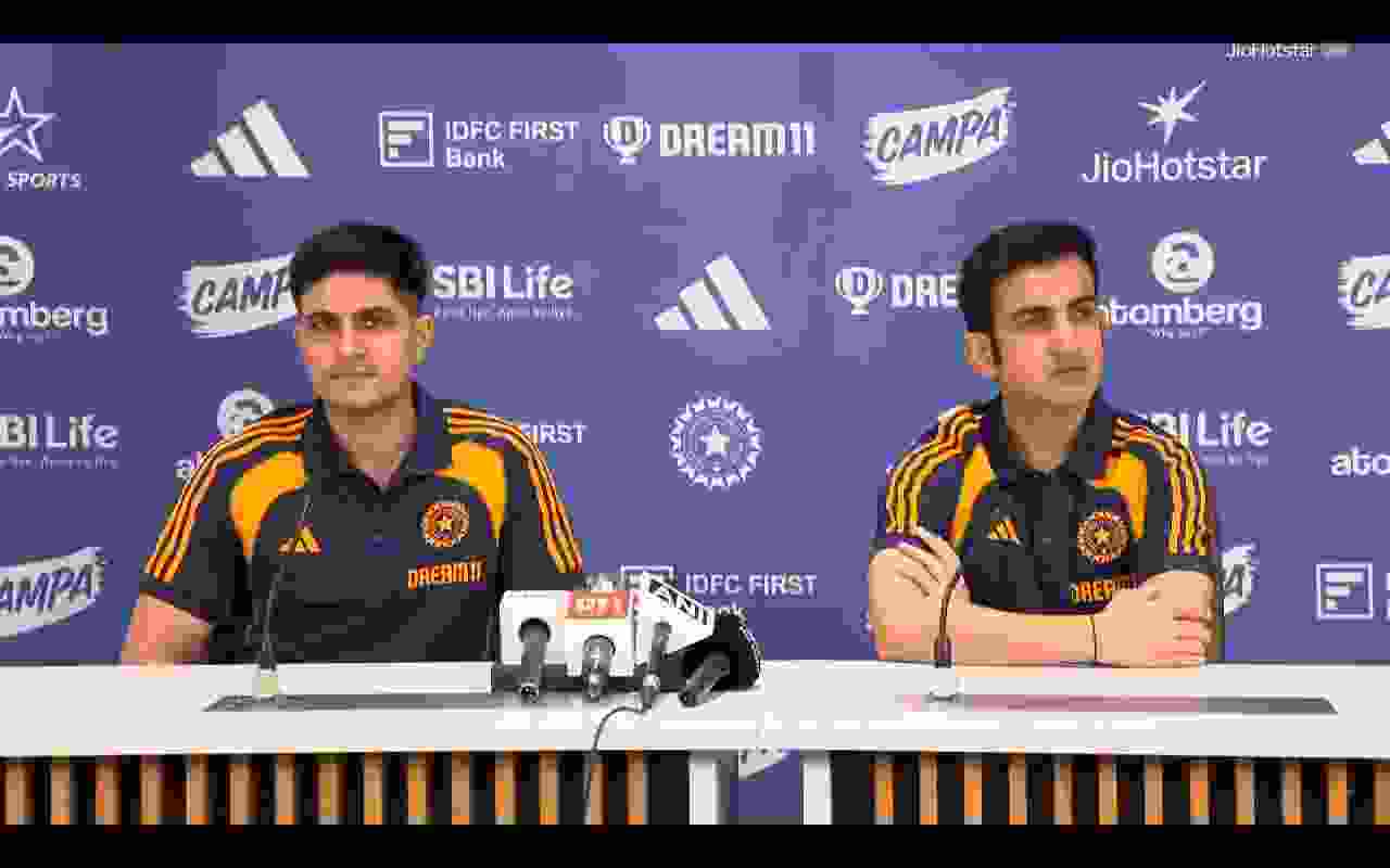Shubman Gill and Gautam Gambhir 