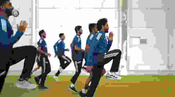 Team India training in England 