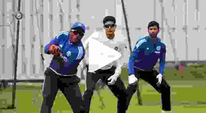 Team India fielding training 