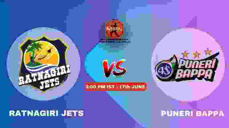 Ratnagiri Jets vs Puneri Bappa 