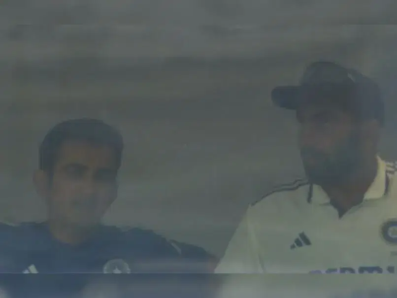 Jasprit Bumrah and Gautam Gambhir 