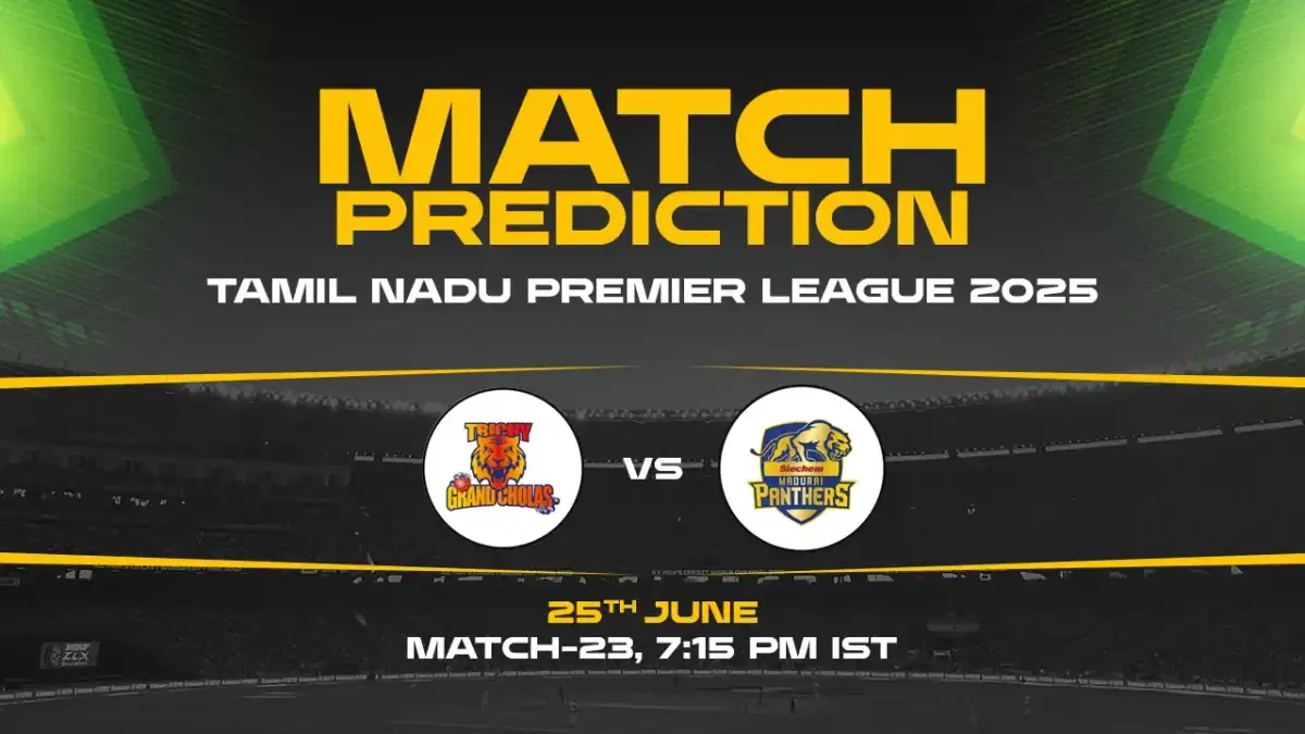 TNPL 2025: SMP vs TRO, 23rd Match Prediction