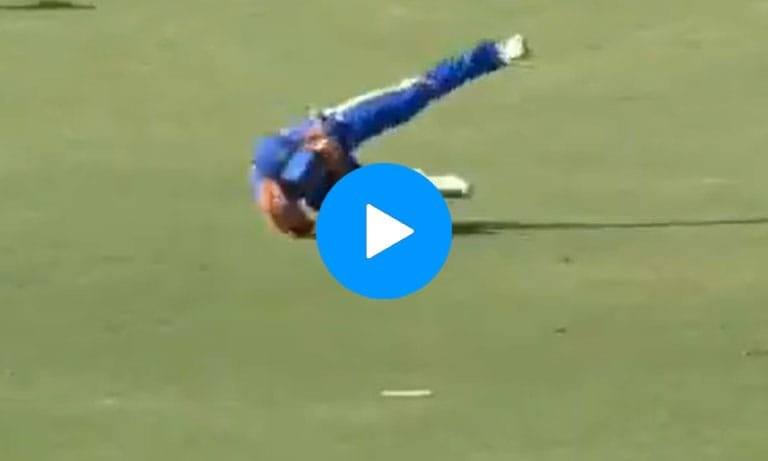 Watch: Ravi Bishnoi take a superb catch to dismiss Brian Bennett in the Zimbabwe vs India T20I