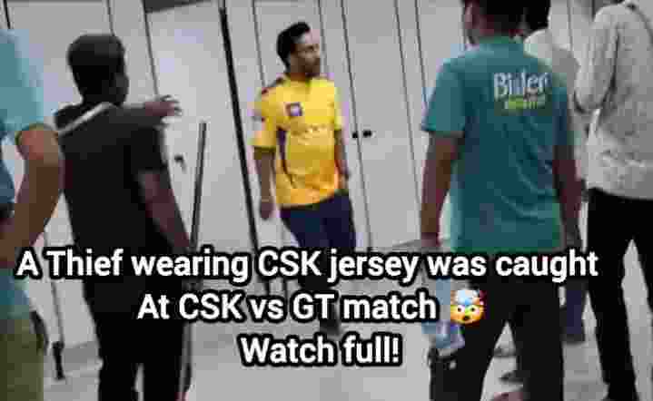 CSK vs GT match incident 