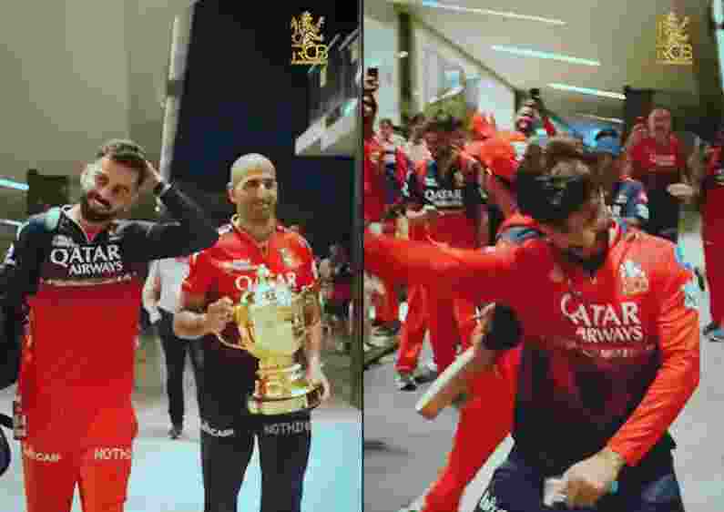 Virat Kohli and Rajat Patidar's dance celebration 
