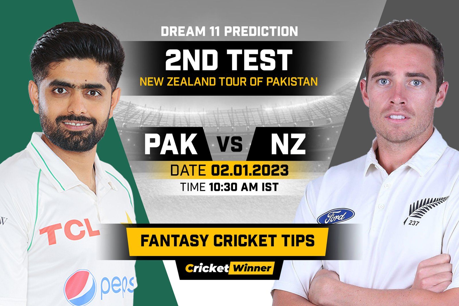 PAK vs NZ Dream11 Prediction, Fantasy Cricket Tips, Probable Playing 11, Pitch report & injury Updates