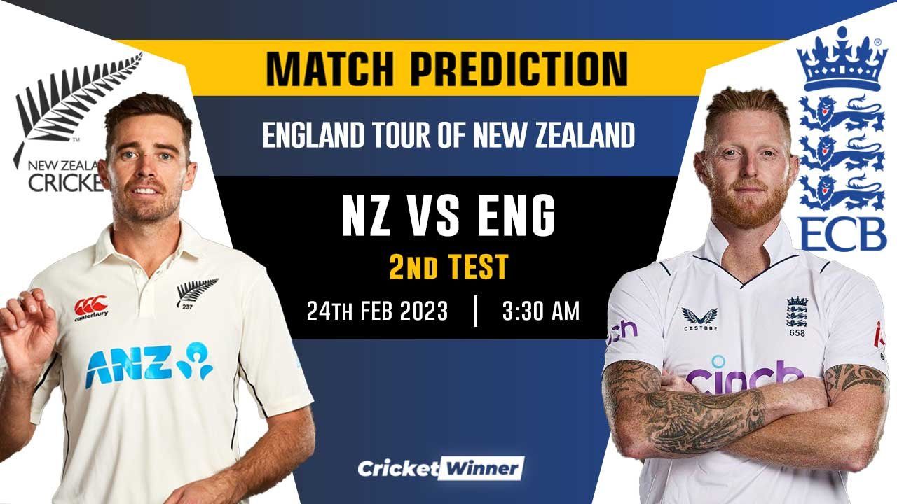 NZ vs ENG, 2nd Test, Match Prediction- Who Will Win Today's Test Match Between New Zealand and England?