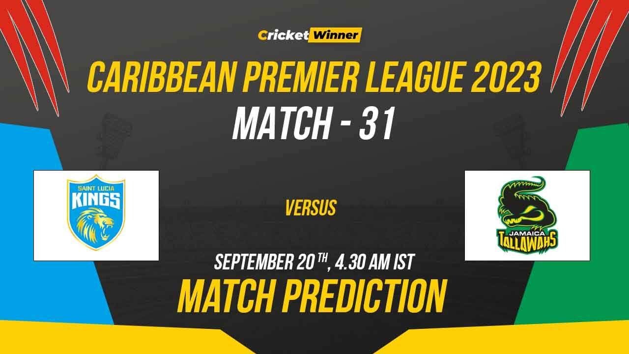SLK vs JT Match Prediction- Who Will Win Today’s CPL Match Between St Lucia Kings and Jamaica Tallawahs CPL 2023, Eliminator