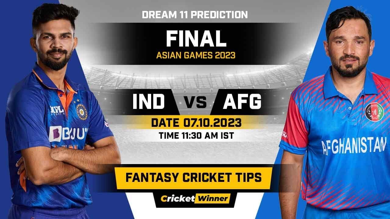 IND vs AFG Dream11 Prediction, Fantasy Cricket Tips, Probable Playing XI, Pitch Report & Injury Updates For Final Match
