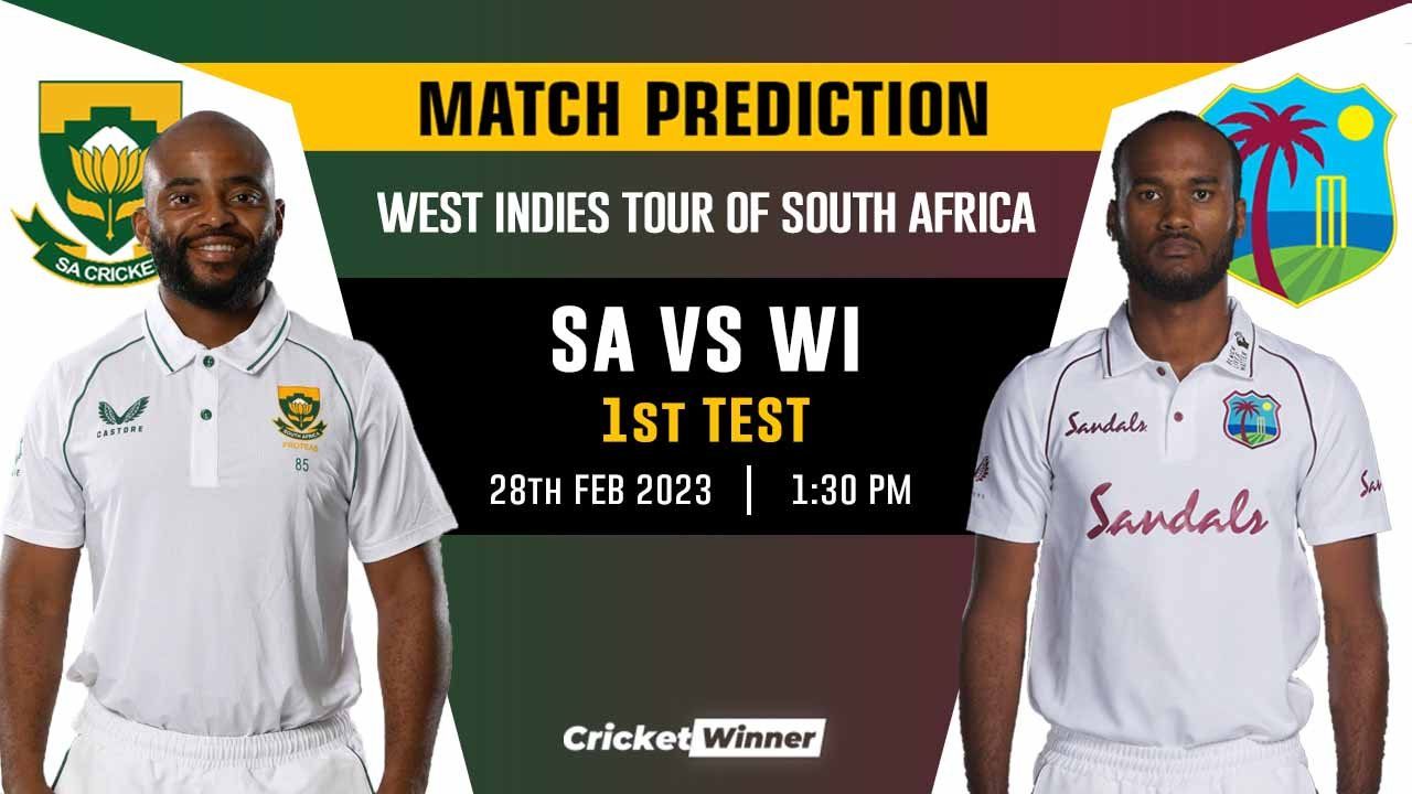 WTC 2023: SA vs WI 2nd Test Match Prediction- Who Will Win the Test Match Between South Africa and West Indies?