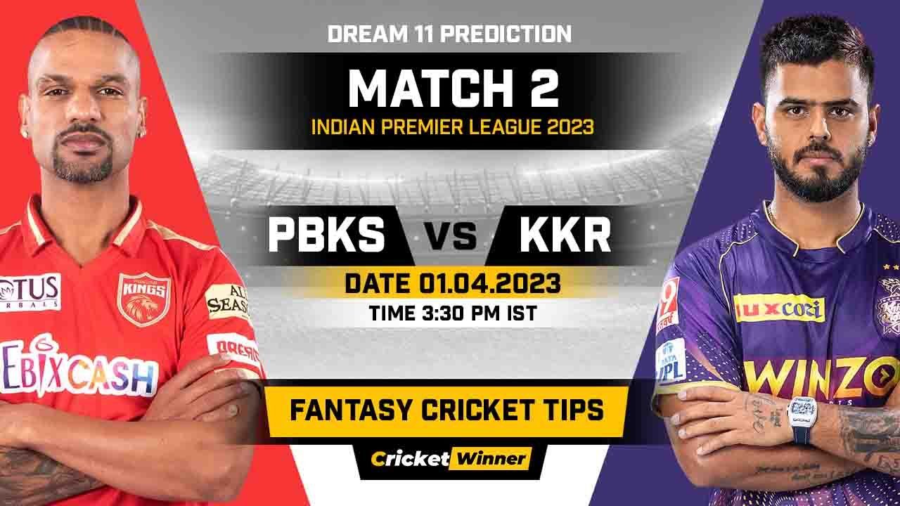 PBKS vs KKR Dream11 Prediction, Fantasy Cricket Tips, Probable Playing XI, Pitch Report & Injury Updates For 2nd Match