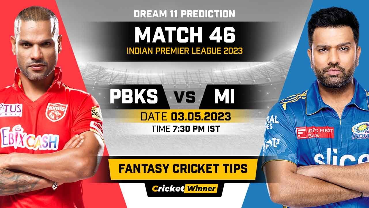 PBKS vs MI Dream11 Prediction, Fantasy Cricket Tips, Probable Playing XI, Pitch Report & Injury Updates For 46th Match
