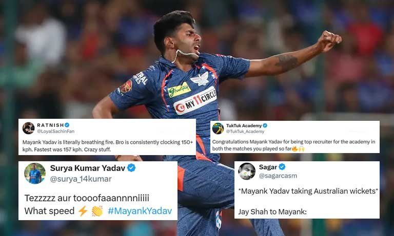 Mayank Yadav's dominance demolishes RCB; Netizens praise