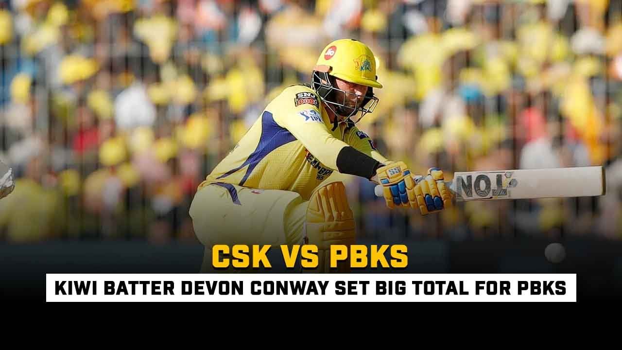CSK VS PBKS, IPL 2023: Kiwi Batter Devon Conway Set Big Total For Punjab Kings