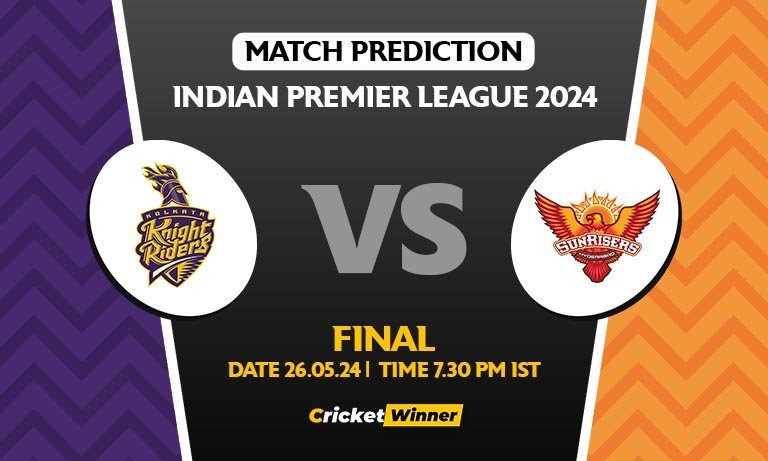 IPL 2024: Final, KKR vs SRH Today Match Prediction - Who will win today's IPL match