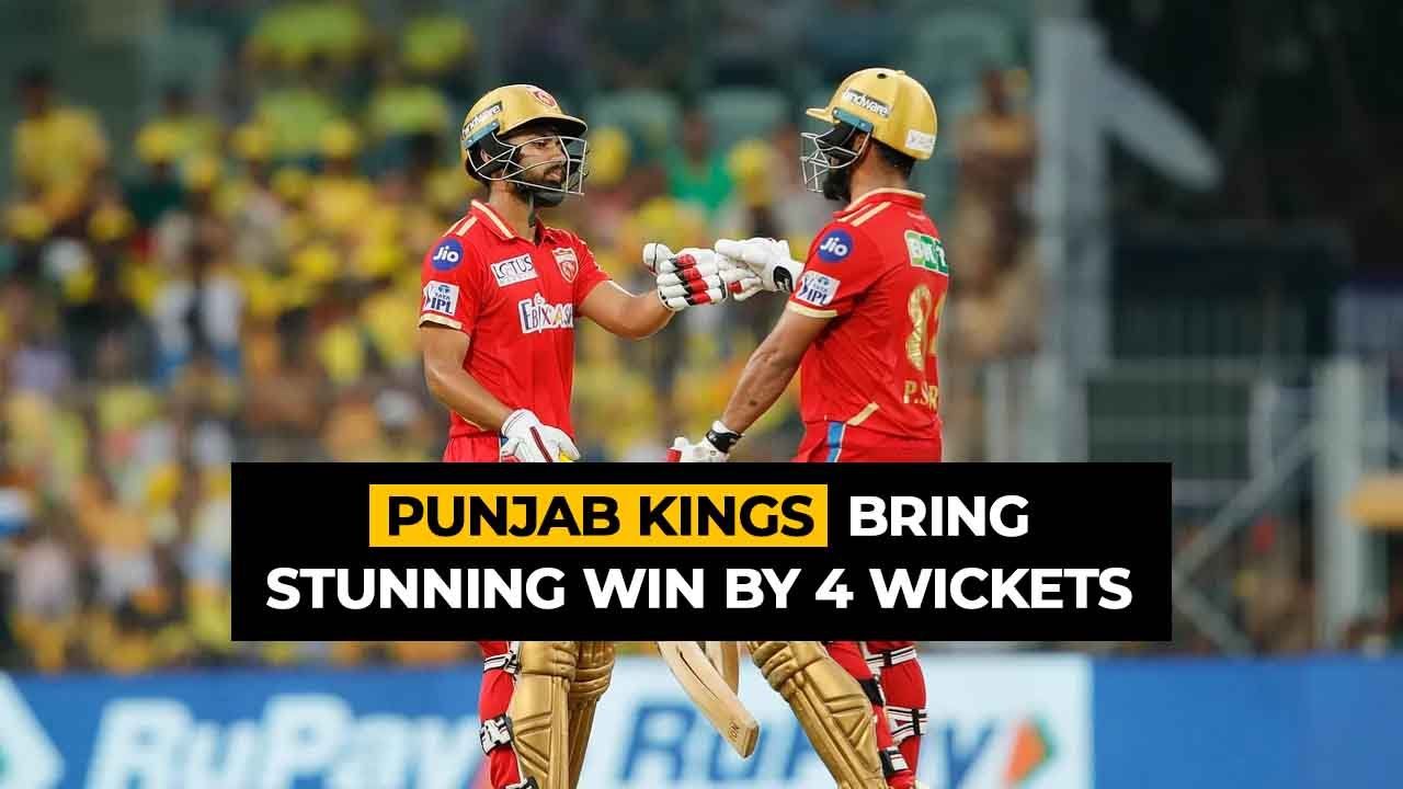 CSK VS PBKS, IPL 2023: PBKS Bring Stunning Win By 4 Wickets Against CSK