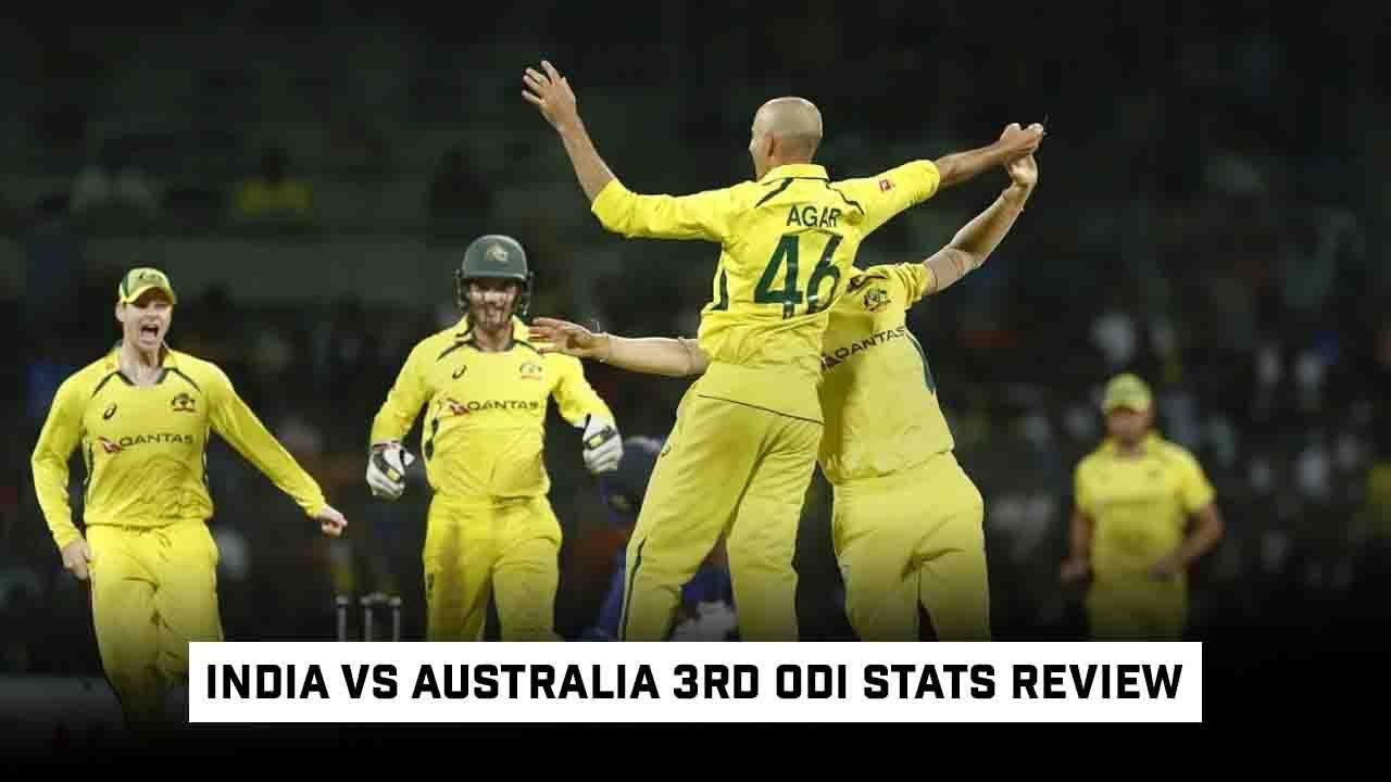 India vs Australia 3rd ODI Stats Review: Adam Zampa's Produces as Suryakumar Fails Again - Cricket Winner