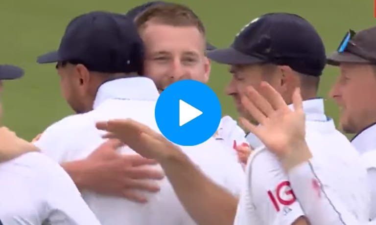 Watch Five-wicket haul for Guss Atkinson on his Test debut against West Indies