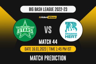 BBL 2022: Match 44, STA vs HEA Match Prediction- Who Will Win Today's BBL Match Between Melbourne Stars and Brisbane Heat?