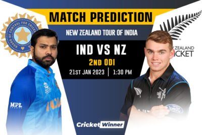 IND vs NZ Match Prediction- Who Will Win Today's Match Between India and New Zealand, 2nd ODI?