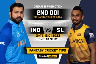 IND vs SL Dream11 Prediction, Fantasy Cricket Tips, Probable Playing 11, Pitch report & injury Updates