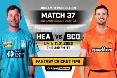 HEA vs SCO Dream11 Prediction, Fantasy Cricket Tips, Probable Playing 11, Pitch report & injury Updates