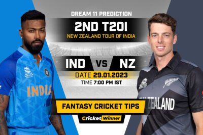 IND vs NZ Dream11 Prediction, Fantasy Cricket Tips, Probable Playing XI, Pitch Report &amp; Injury Updates For 2nd T20i