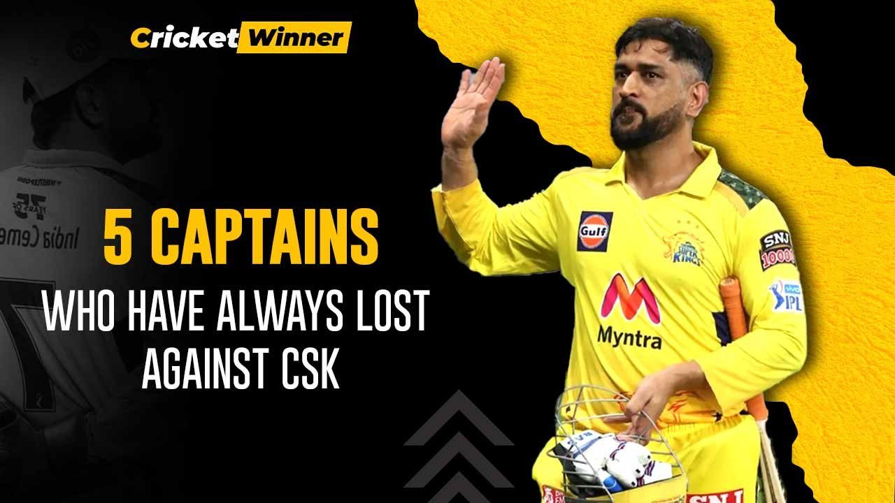 IPL 2023: 5 captains who have always lost against CSK.