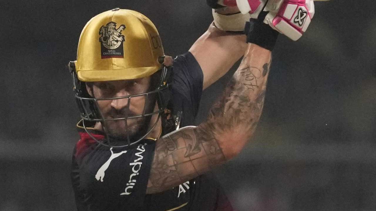115 M Gigantic Shot: Faf du Plessis hit the longest six of the IPL 2023