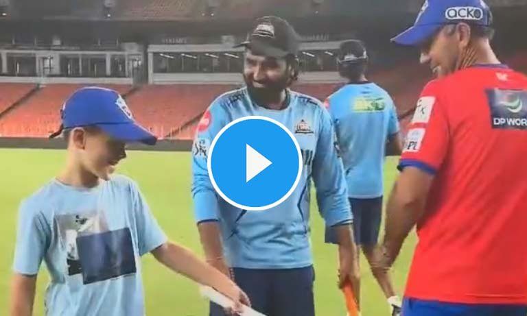 [Watch] Ponting challenges his son to bowl against Tewatia before GT vs DC match