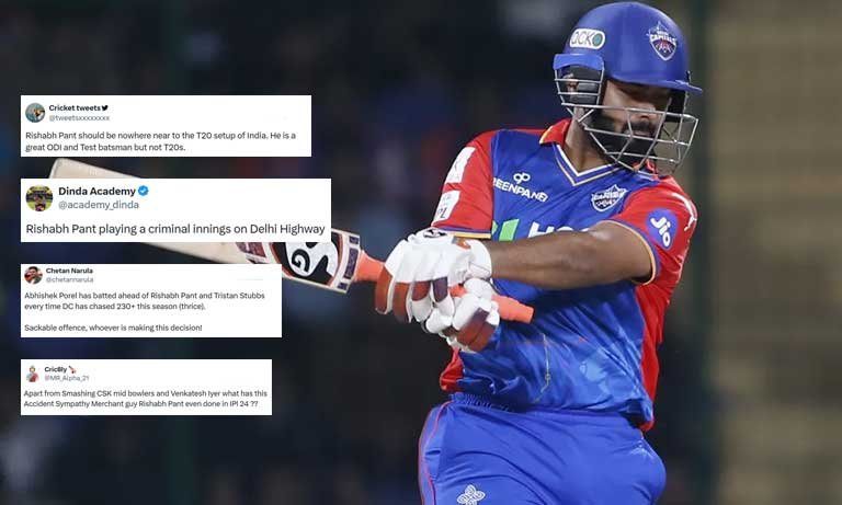IPL 2024: Rishabh Pant's batting against SRH draws criticism