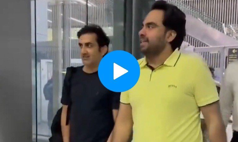 [Watch] Gautam Gambhir at Eden for one last time as KKR mentor