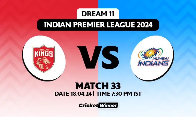 PBKS vs MI Dream11 Prediction, Fantasy Cricket Tips, Probable Playing XI, Pitch Report &amp; Injury Updates For 33th Match