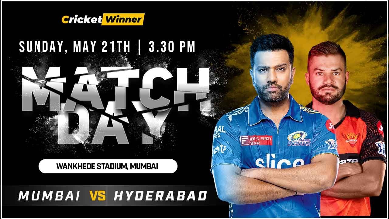MI Vs SRH, IPL 2023: Head-to-Head Record, Stats, and Pitch History at Wankhede Stadium - Cricket Winner