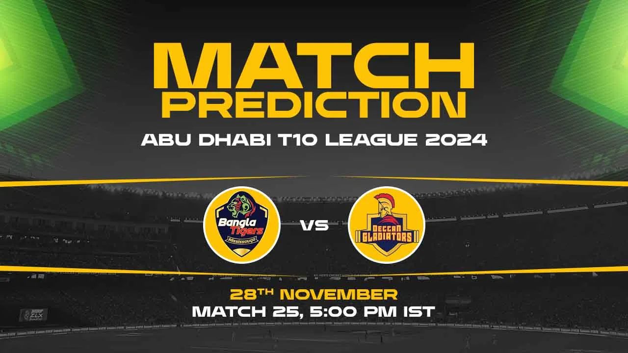 Abu Dhabi T10: 25th Match, BT vs DG, Match Prediction - Who Will Win Today?