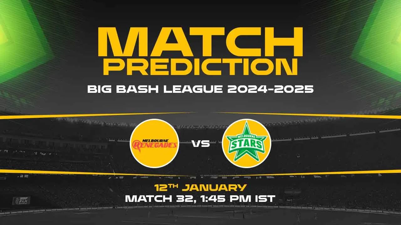 Big Bash League: 32nd Match, MR vs MS, Match Prediction - Who Will Win Today?