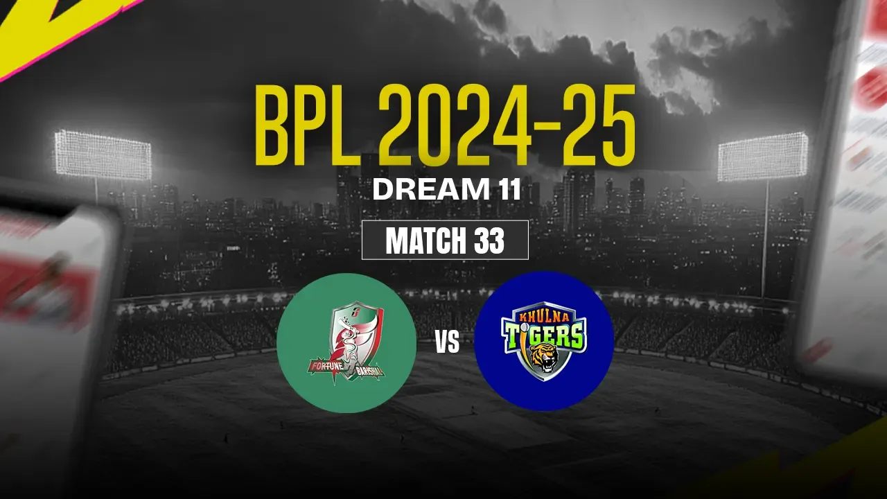 FBA vs SYL Dream11 Prediction, Fortune Barishal vs Sylhet Strikers, 33rd Match