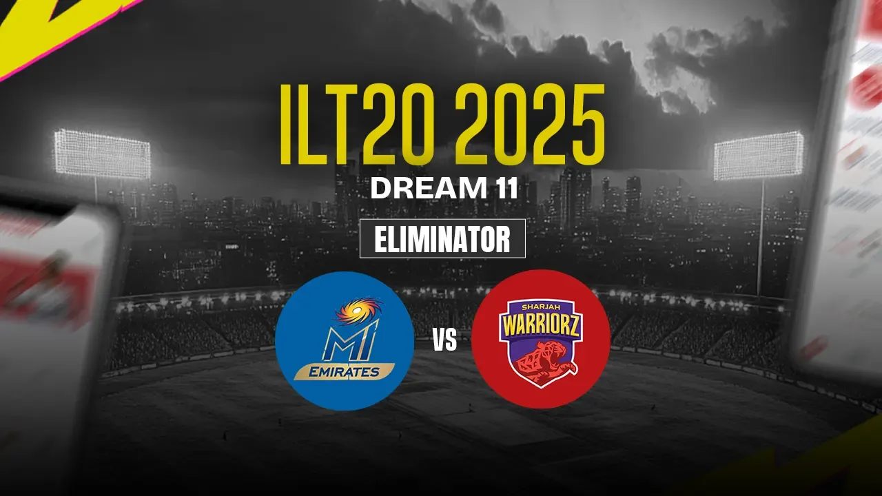 MIE vs SW Dream11 Prediction, MI Emirates vs Sharjah Warriors, Eliminator Match