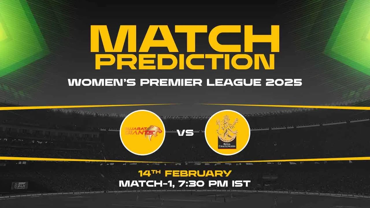 WPL: 1st Match, GG vs RCB, Match Prediction - Who Will Win Today?